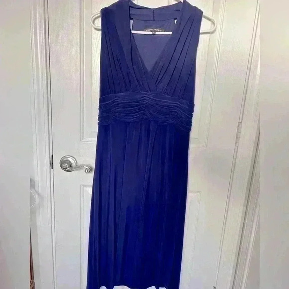 Jones Wear Dress purple. Halter style with back panel . Size 16. - Picture 1 of 7